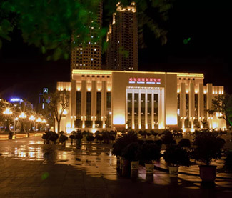 哈尔滨城乡规划展馆夜景亮化工程